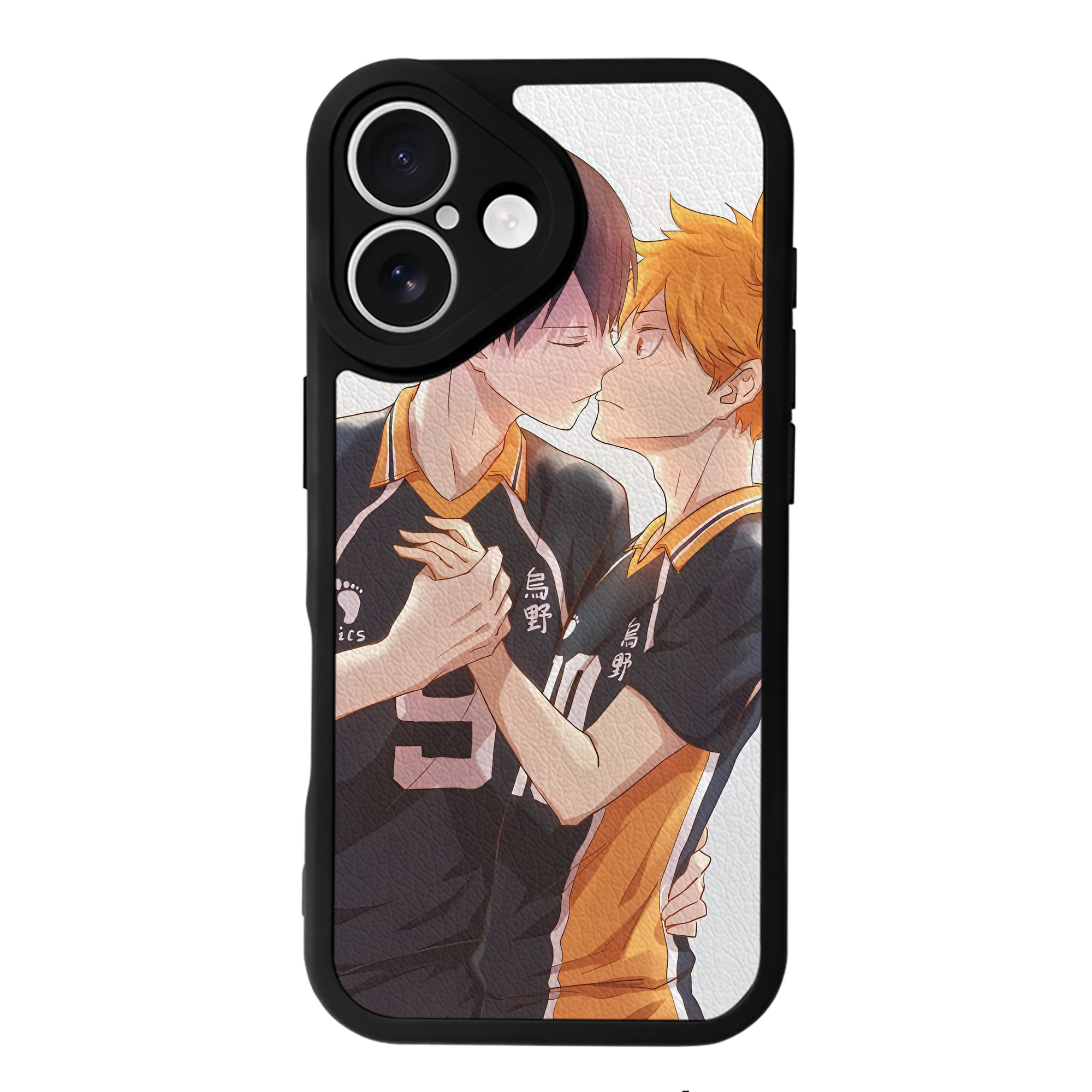 （画像用） ハイキュー!! Haikyu!! 【iPhone 16シリーズ対応】シリコンスマホケース（レザー調） 材質：シリコン
